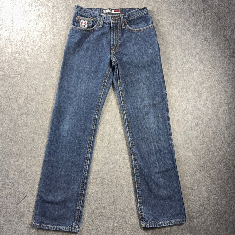 Cinch WRX FR Jeans Mens (Fits 31x33) Blue Flame Resistant Work Wear Denim